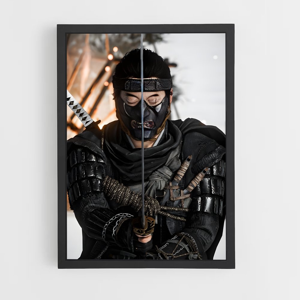Poster L'Héritage du Guerrier – affiche Ghost of tsushima (vue 2)